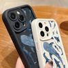 Für iPhone 16 Pro Max 16E 15 14 Pro 13 12 11 Hülle Schale Wal-Print Sturzsicher TPU Weich Linsenschutz Stoßfest Matt Handyhülle