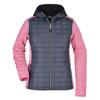James and Nicholson Womens/Ladies Knitted Hybrid Jacket