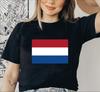 Netherlands Flag Shirt, Netherlands Pride Tee, Holland National Flag T-Shirt S0626-789