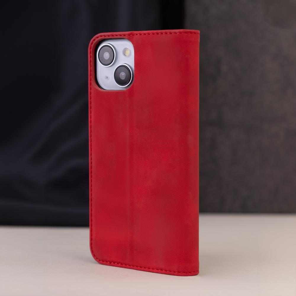Etui Smart Suede Do Iphone 16 Pro 6,3" Czerwone