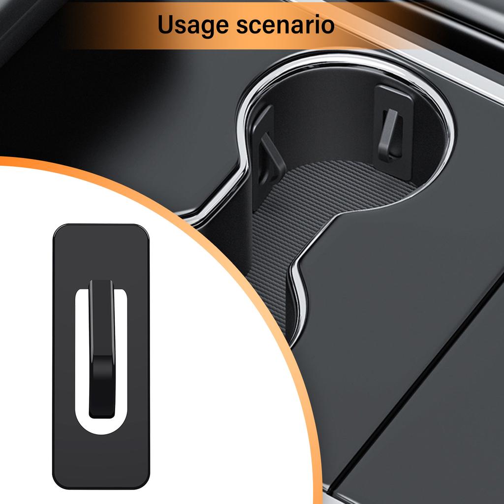 3Pcs/6Pcs Car Cup Holder Limiter Self Adhesive Fixing Clip Universal Auto Water Cup Slot Limit Pad Bottle Slot Limiter