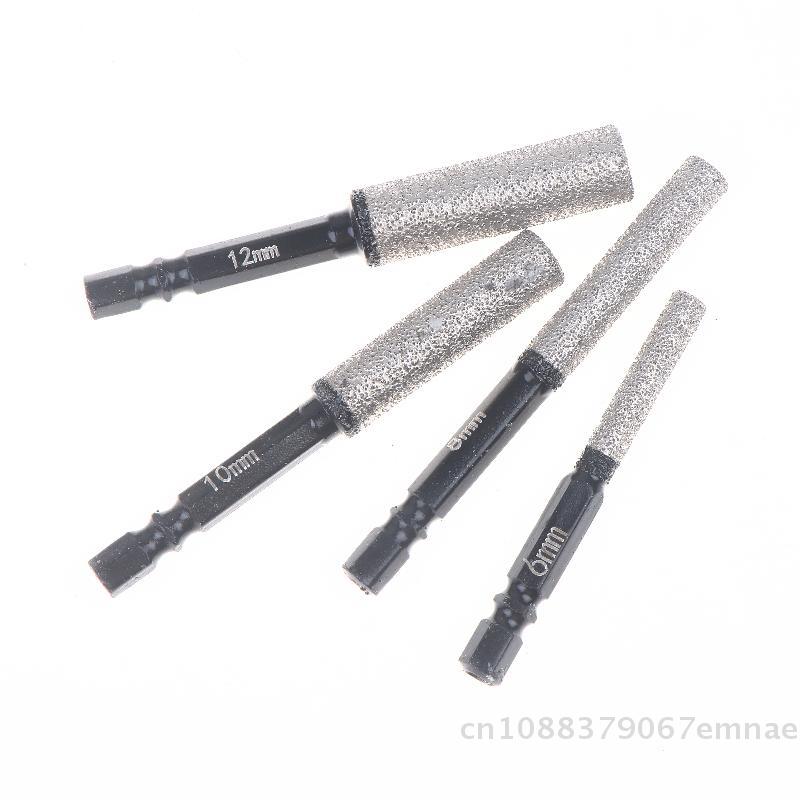 2 Stuks 5-12mm Vacuüm Gesoldeerde Boorbit Set Droog/Natte Gebruik voor Porselein Graniet Tegel Marmer Dubbel Doel Metselwerk Gereedschap