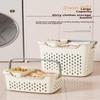 Cesto Portabiancheria di Grande Capacità Cesto per Bucato Domestico Cesto portaoggetti per Camera da Letto Bagno
