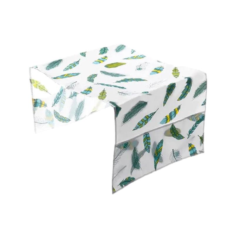 1Pcs Smooth Wiring Refrigerator Washing Machine Cover Cloth Dust Cover Oil Proof Household Storage Refrigerator Cover