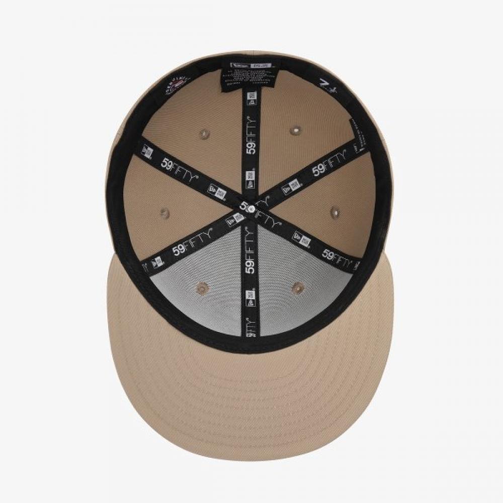 New Era Atlanta Braves Umriss Fitted Cap Kamel 15131692