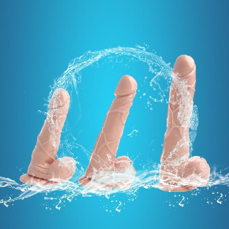 Dildo, G-Spot, Realistic, Penis, Strong Suction Cup, Sex Toy, Waterproof, Massager