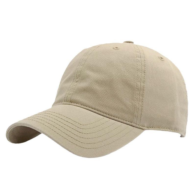 Outdoor baseball cap, adjustable, suitable for group advertising, can be embroidered with a logo, plain solid-color cap