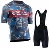 Strap short-sleeved cycling suit men's summer road cycling suit slim-fitting breathable cycling suit