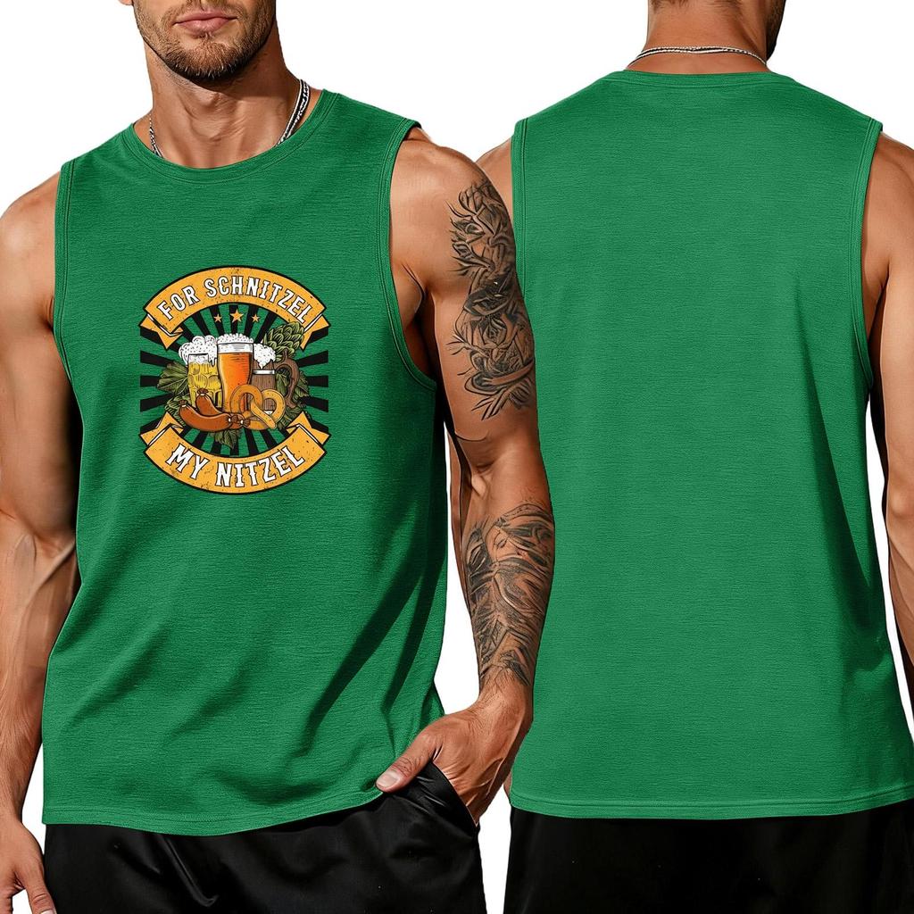 Men's Loose Fit Sleeveless Tank Top Casual Summer Daily Wear Breathable Lightweight Fabric Comfortable Fit Graphic Print