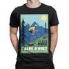 Huez Cyclist Poster Funny Graphic 100 Cotton TShirt Cycling Poster Tees Tops For Unisex