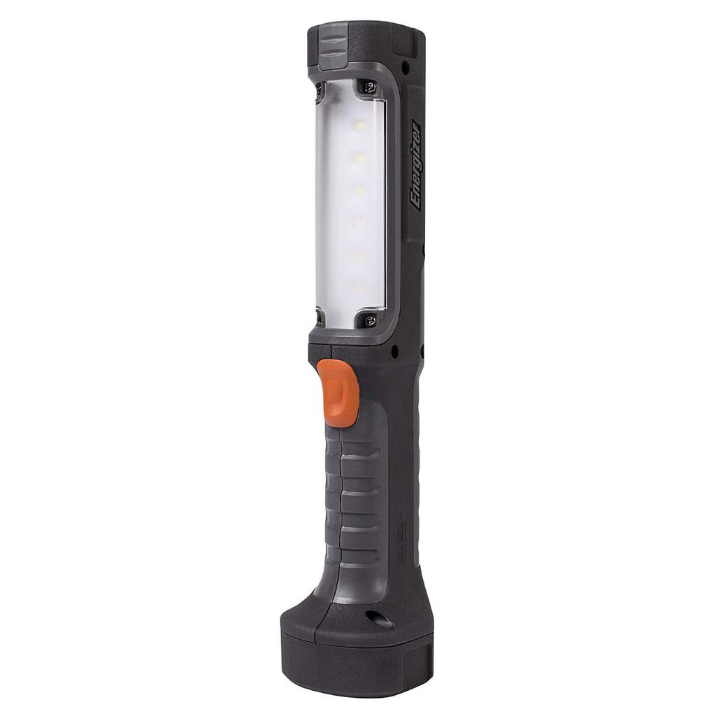Energizer Hard Case Work Light, HCAL412, with Hook and Magnet Attachments for Any Worksite (Maximum Brightness 550lm/Maximum Run Time 40 Hours)