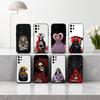 S-Santa M-Muerte P-print Phone Case For Samsung S25,24,23,22,30,21,10,9,Ultra,Plus,Lite,FE,4,5 G Soft Black Case