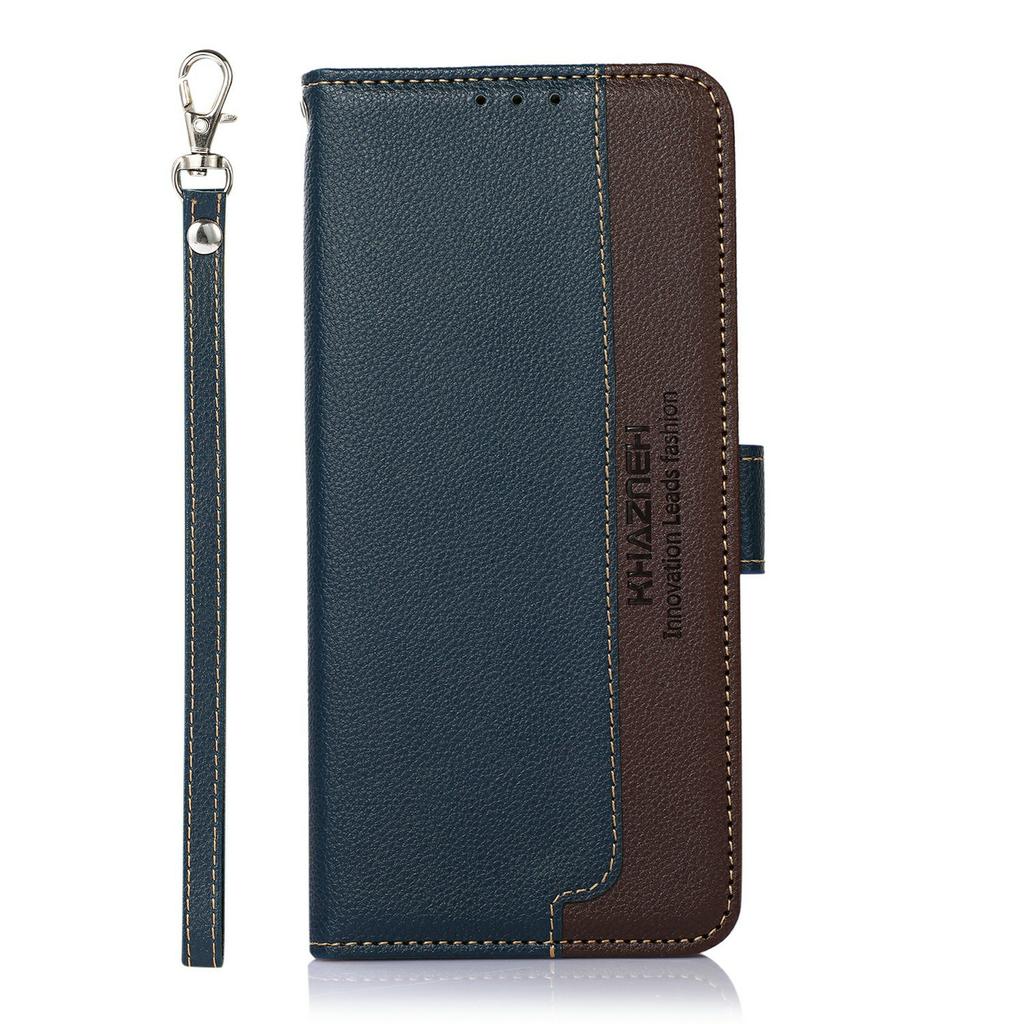 KHAZNEH For iPhone 17 Pro Case RFID Blocking Wallet PU Leather Phone Cover