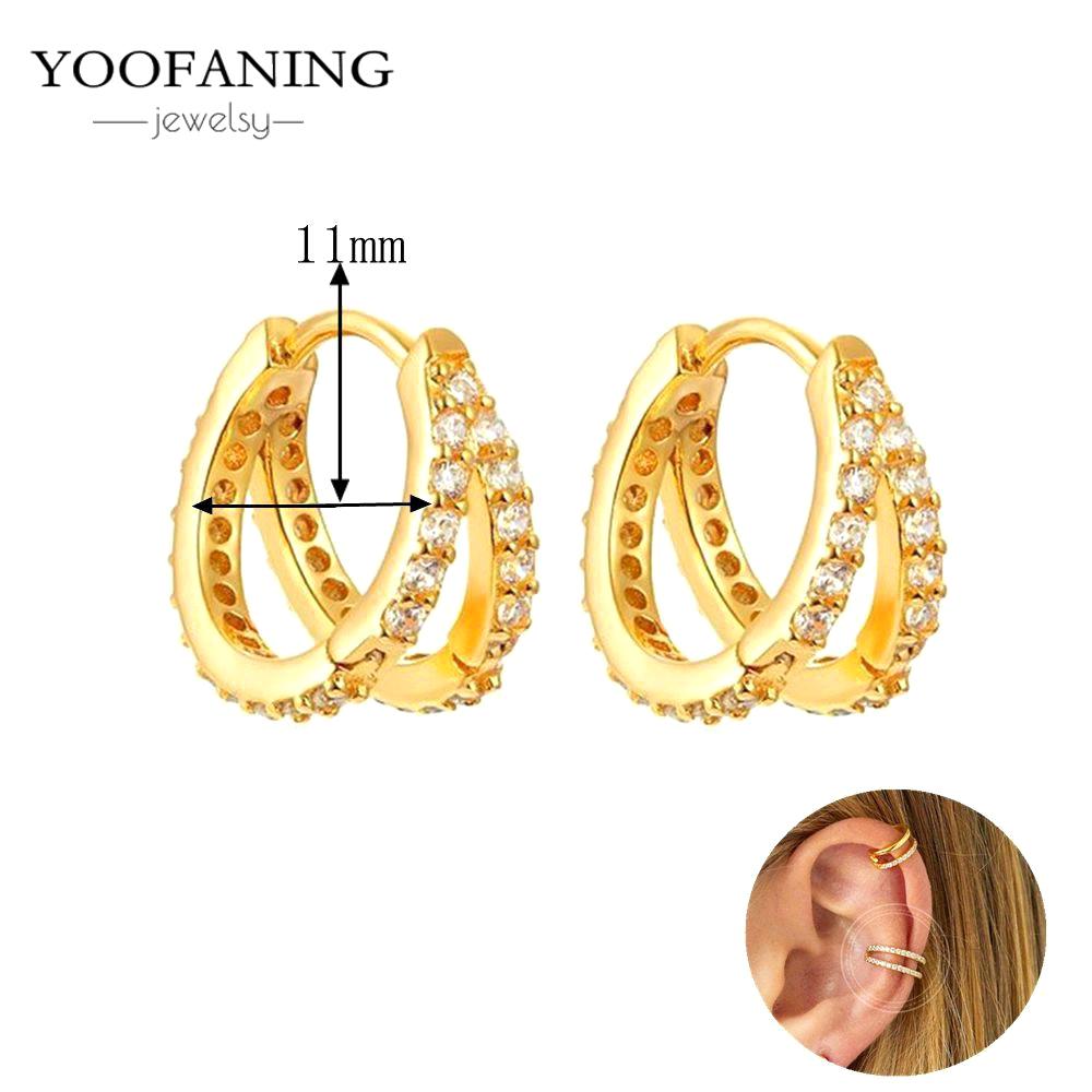 925 Silver Ear Needle Fashion Light Luxury Gold hoop earrings Classic Retro Collection earrings for women Jewelry Gift