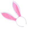 Bunny Ears Headband Fluffy Plush Rabbit Ear Hair Band for Head Decoration