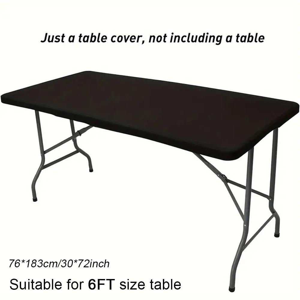 1Pcs Elastic Fitted Rectangular Tablecloth  For Home Parties Banquets Picnics Wedding Decorations