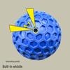 Aisenweier Honeycomb Squeaky Durable Chew Toy for Dogs
