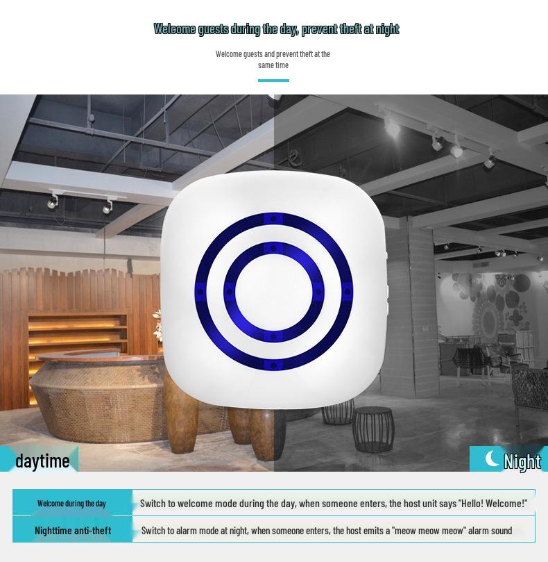 Smart Home Human Body Induction Doorbell Alarm