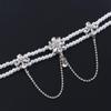 Fairy Rhinestone Mesh Female Multi-layer Necklace Baroque Choker Clavicle Chain Pearl Necklace