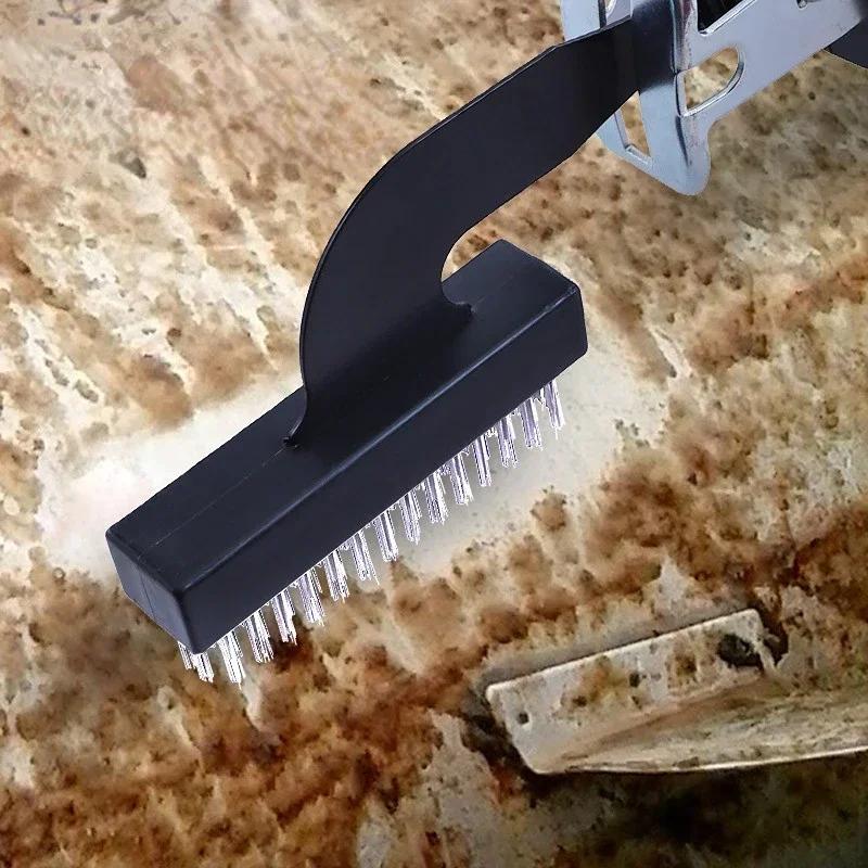 Electric Cleaning Wire Brush Saber Reciprocating Saw Universal Brush Head Cleaning Rust Removal Cleaning Brush Tool Accessories