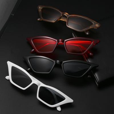 Women Vintage Cat Eye Sunglasses Fashion Small Frame UV400 Sun Shades Glasses Street Eyewear
