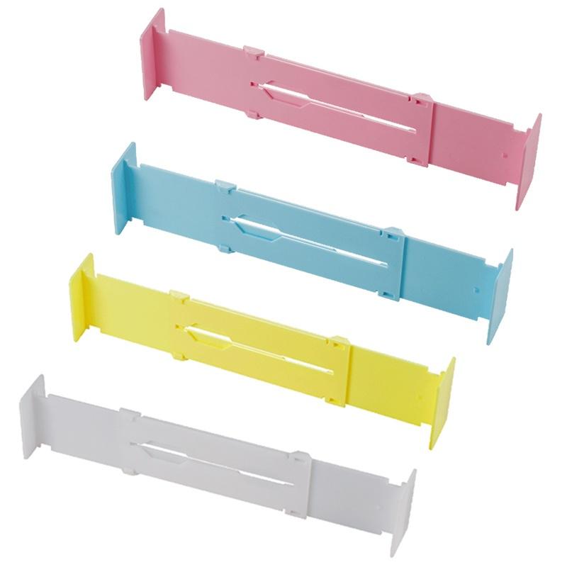 Retractable Stretch Plastic Drawer Divider Organizer Storage Partition Board Multifunction 1 Pc