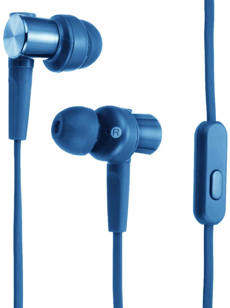 Sony earphones deep bass model Canal type with remote control and microphone Blue L MDR-XB55AP MDR-XB55AP