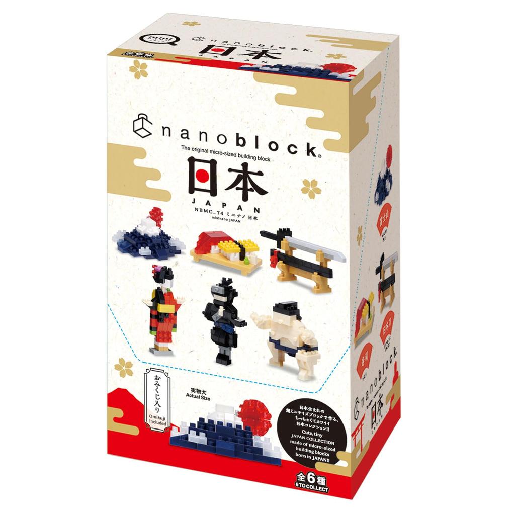 Kawada Nano Block Mini Nano Japan 1BOX 6 6 Types In Total (BOX) NBMC_74S = Pieces,