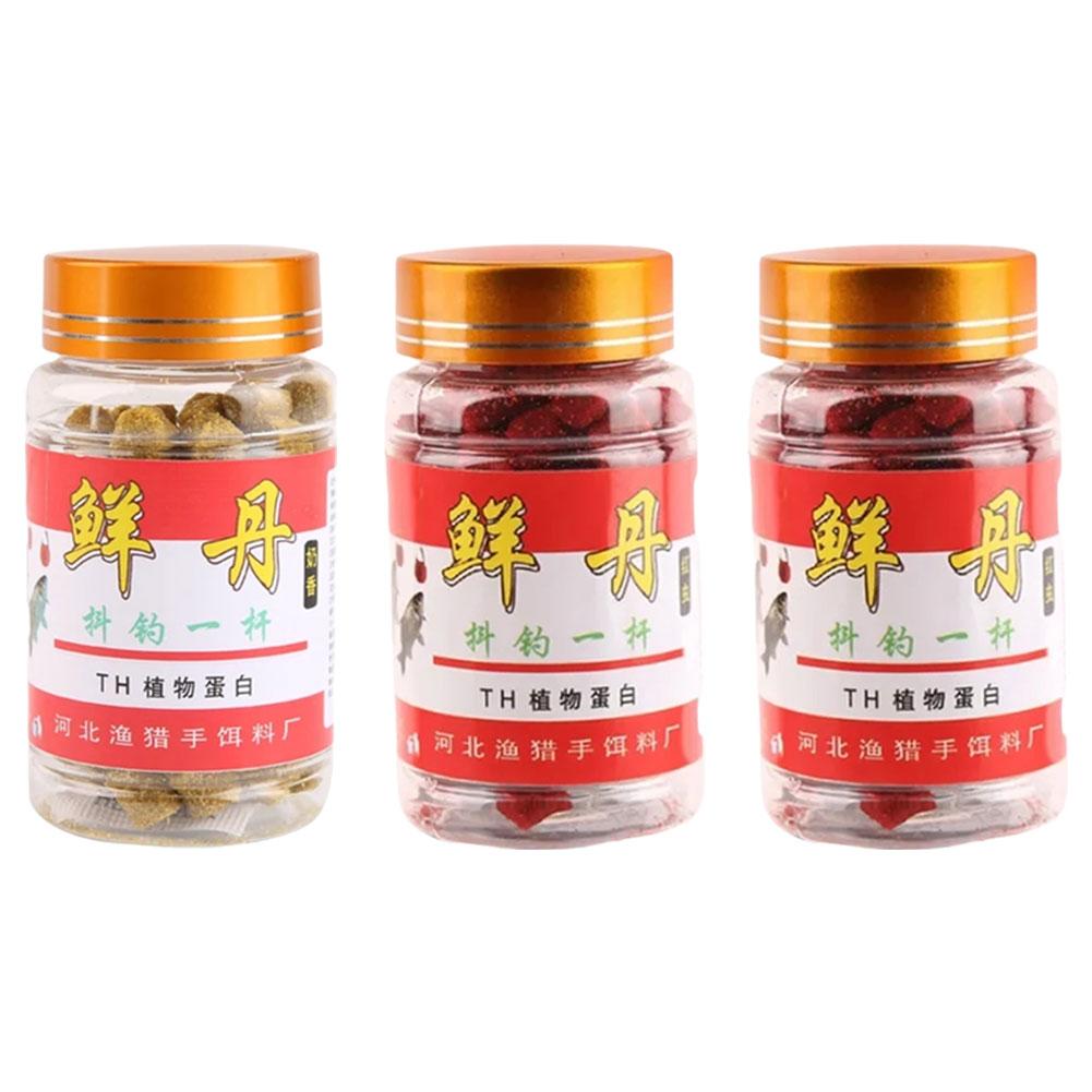 60g Granuläres Protein Fischköder Hochproteiniger Fischgeruch Köder Tragbar Effektives Angelzubehör Tragbar Süßwasser Salzwasser