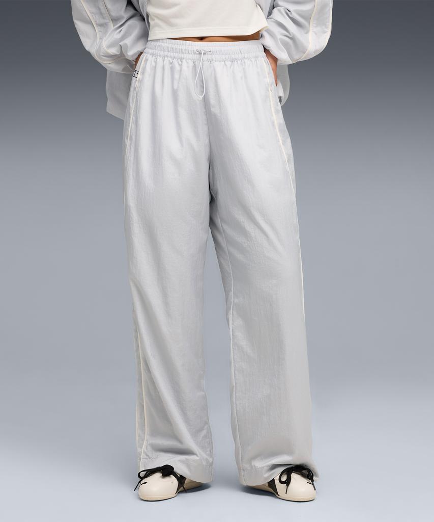 PUMA X Rosé T7 Relaxed Track Pants Wv - Silver Mist / 633796-32