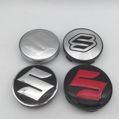 4pcs 3D 56mm 60mm 68mm For Car Emblem Wheel Hub Center Cap Badge Covers Sticker Decals Styling Accessories