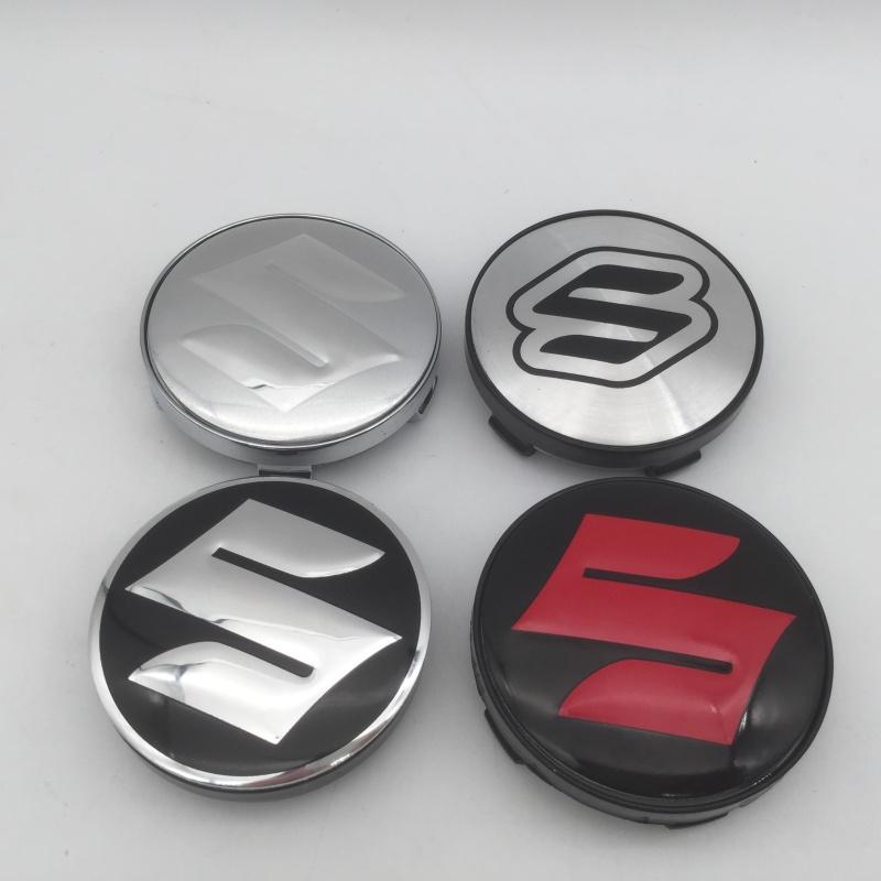 4 db 3D 56mm 60mm 68mm Suzuki Autó Kerékagy Középkupak Embléma Jelvény Borítások Matrica Matricák Styling kiegészítők