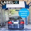 LABEL-X V12 ביטורבו AMG כרום כתובת סמל לוגו f. מרצדס S CL וכו'.