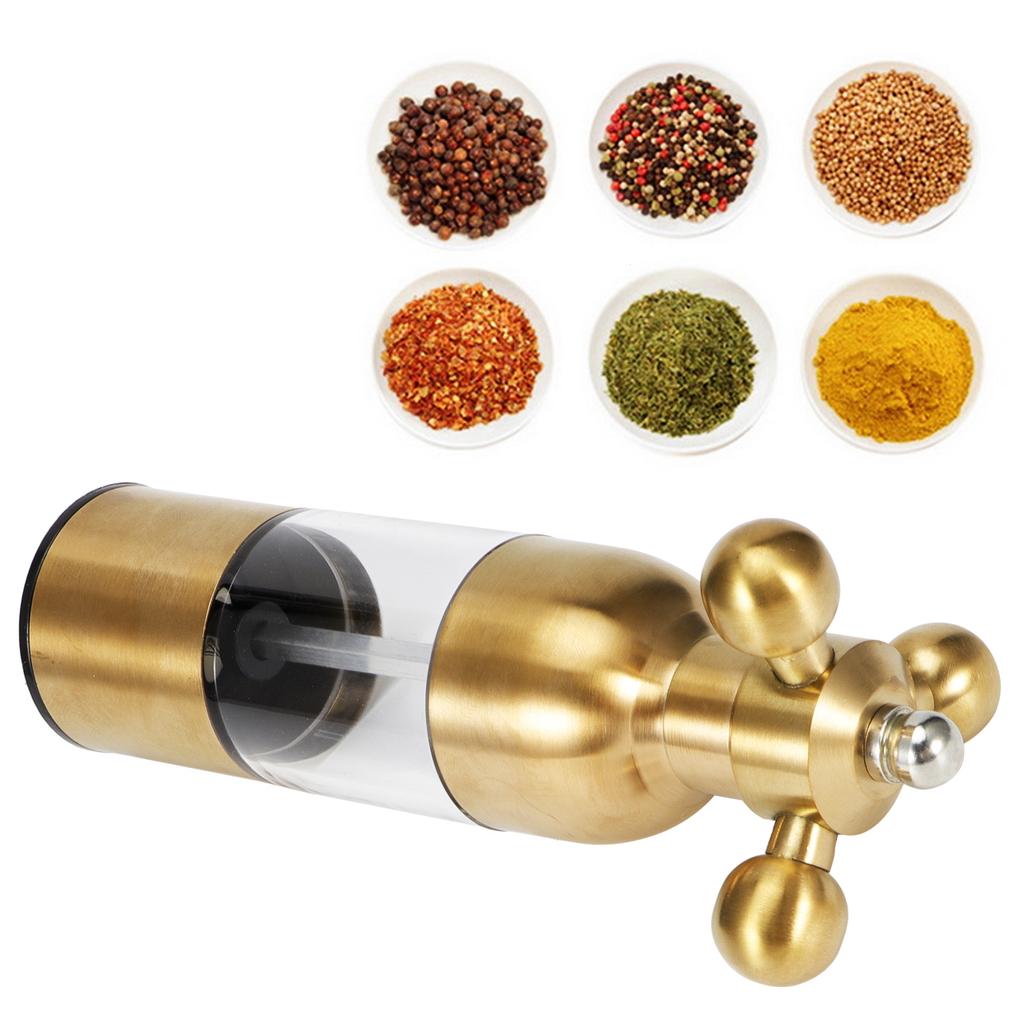 Stainless Steel Pepper Salt Spice Mill Grinder Seasoning Grinding Kitchen Tool for Cooking