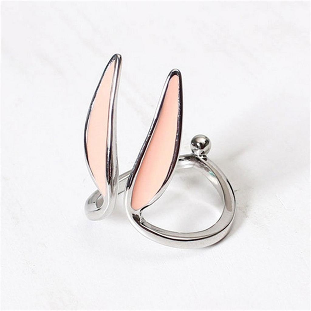 Sweet Lovely Rabbit Open Rings For Women Cute Animal Jewelry Charm Gothic Punk Rabbit Knuckle Finger Rings Fashion Jewelry Gifts
