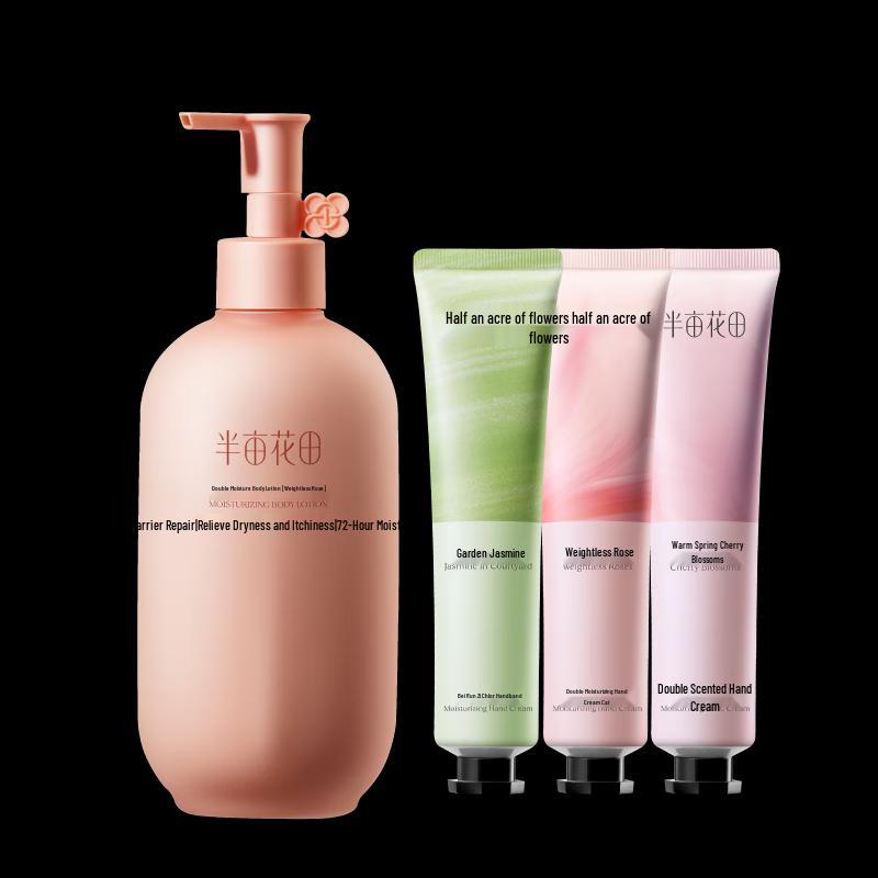 Rose, Jasmine & Orange Sea Deep Moisturizing Body Lotion & Hand Cream Set
