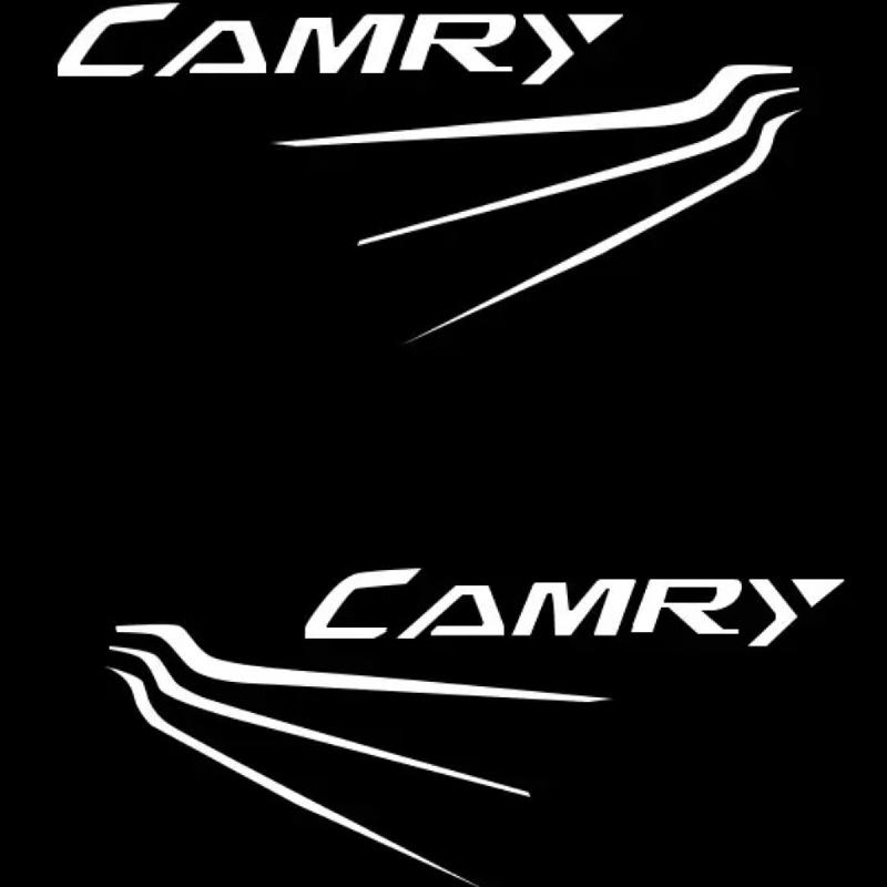 2Pcs For Toyota Camry 2006--2021 Door Welcome Light Plug Play Logo HD Projection Super Bright Personalized patterns