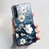 Hülle für Sony Xperia 1 II 1 III Luxus Mode Schmetterling Blume Schwarzes Silikon TPU Weiche Handyhülle für Sony 1II 1III Rückseite