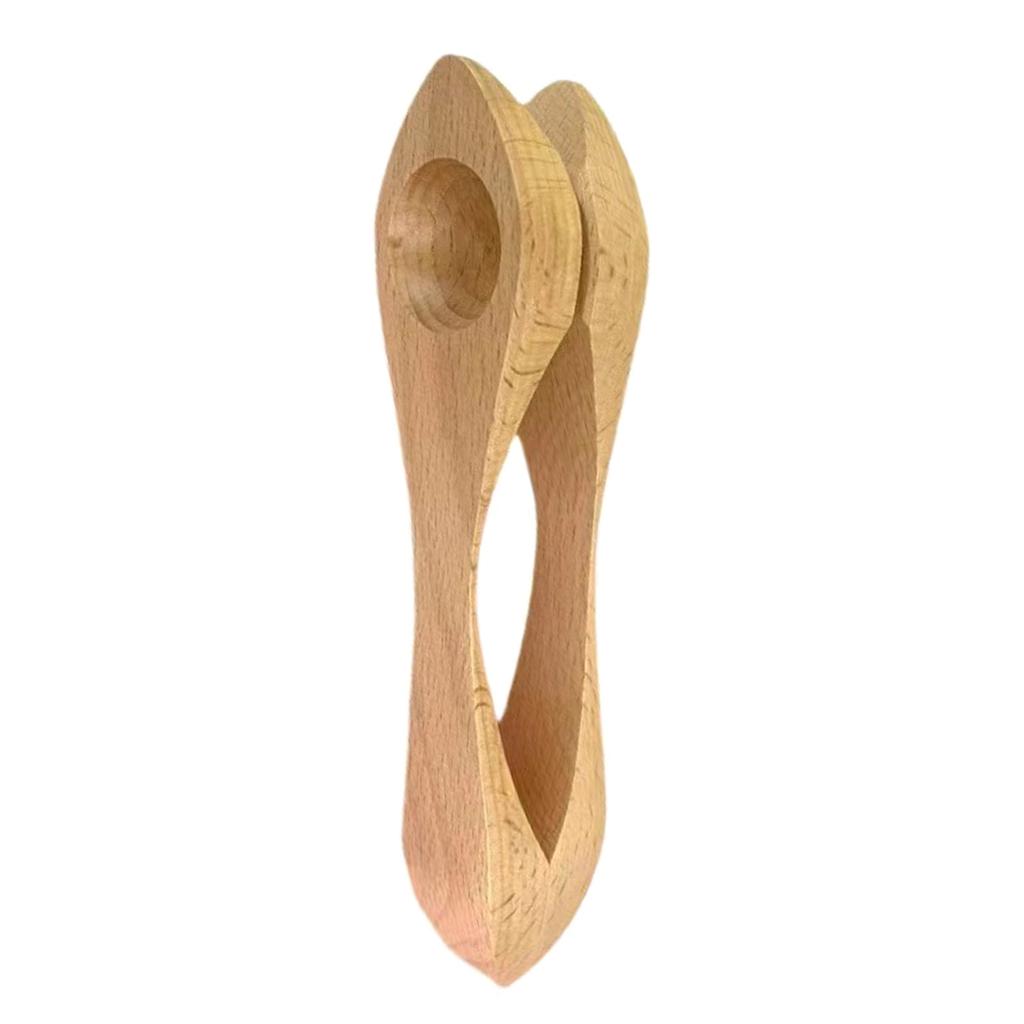 Musical Wood Spoon Percussion Instrument Toy for Play Sounds Percussion Musical Spoon with Handle Percussion Instrument
