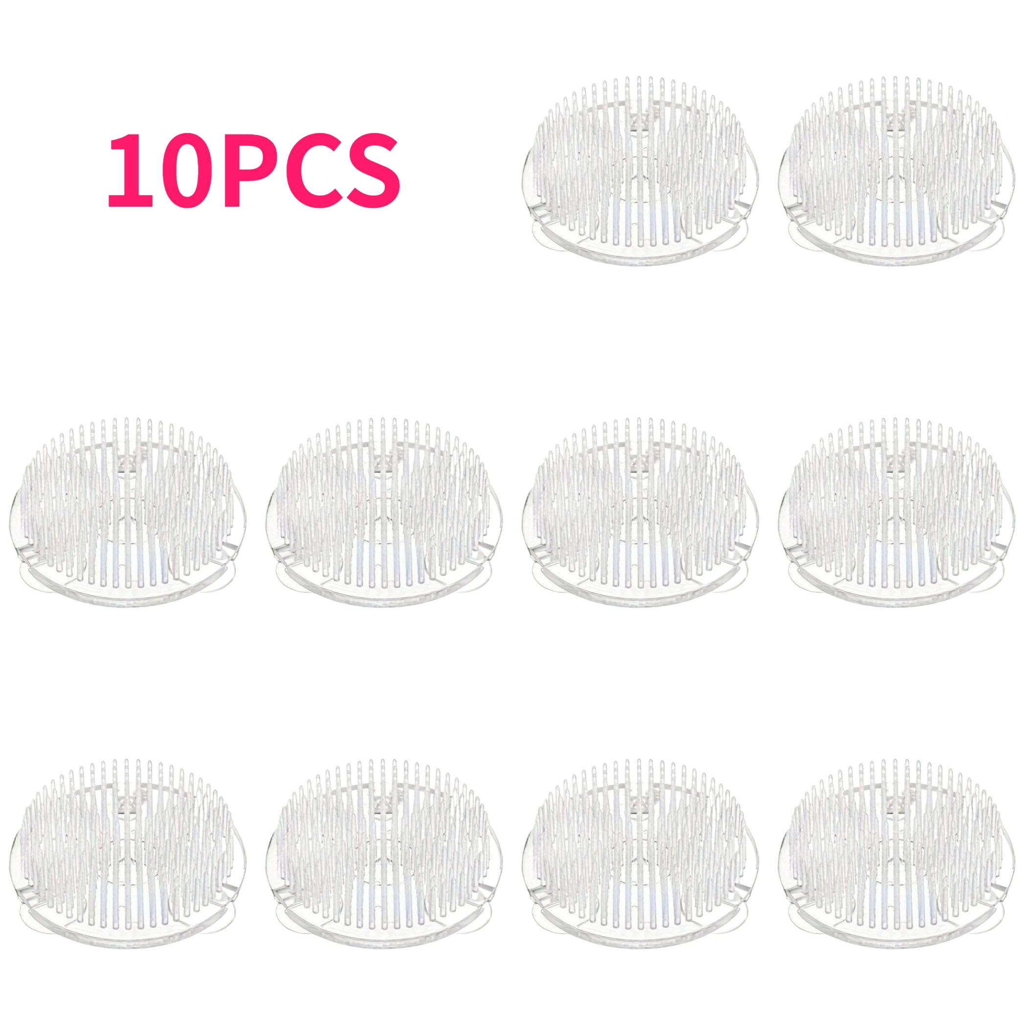 

10pcs Plastic Flower Frog Flower Pins Flower Vase Centerpiece Holders Decor Roses Flowers Frog Stand for Plant Home Decorations