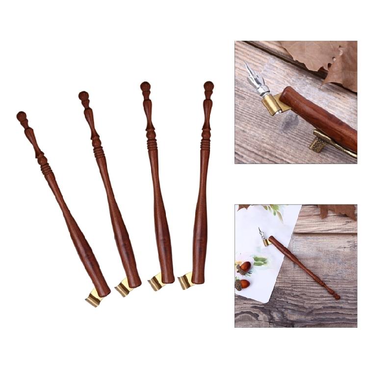 4 Pcs/Set Multifunctional Dip Pen Holder English Calligraphy Pen Holder Oblique Calligraphy Dip Pen Holder