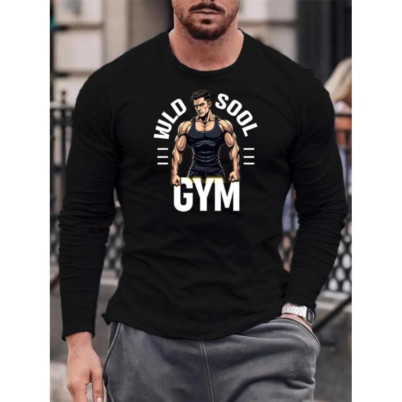 

Men s Long Sleeve Tee, Great for Weekend Picnics & Family Walks XXL чёрный