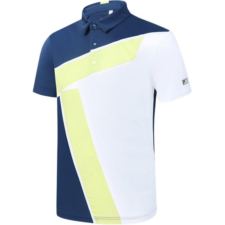 

Новая мужская рубашка поло FILA темно-синего цвета A11M325109F-LB XL