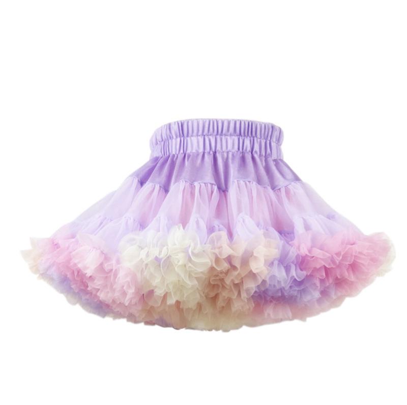 Tutu Skirt Cloud Skirt Support Rainbow Skirt Children's Princess Skirt Fluffy Skirt