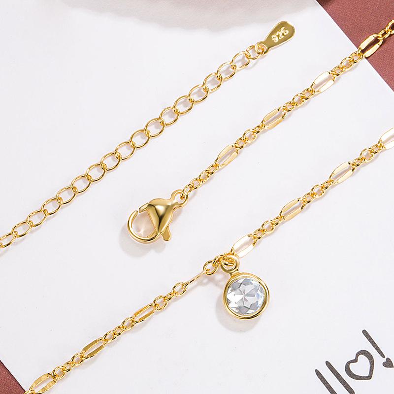 Ladies Crystal Pendant Necklace Jewelry