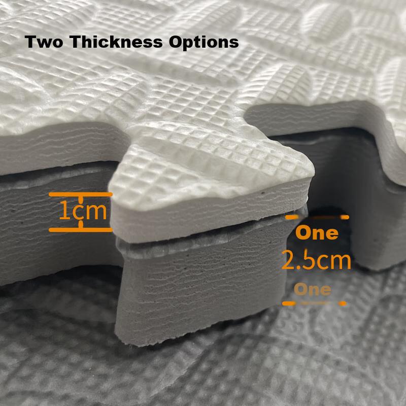 Buddies Climbing Mat Foam Puzzle Mat Living Room Non-slip Crawling Mat Bedroom Bedside Blanket Grey 60*60CM