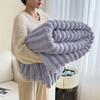 Winter Thicken Wide Striped Stitch Quilt Multifunctional Blanket Can Be Used As Bed Sheet Cover Quilt Nap Blanket Pet Blanket