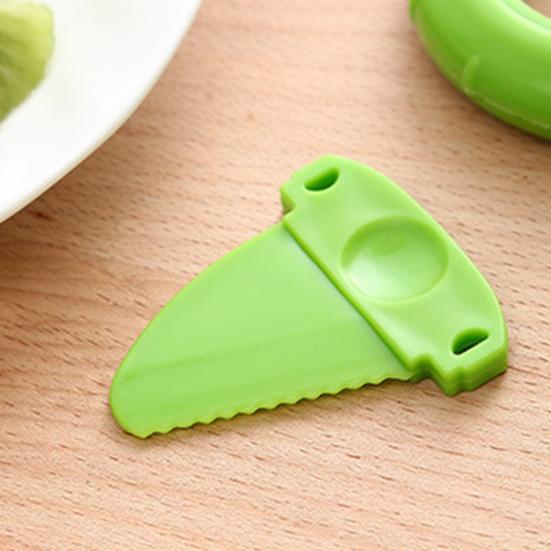 Fruchtschäler Müheloses Kiwi-Fruchtschalenentferner-Werkzeug mit Edelstahlklinge Ergonomischer Griff Multifunktionales Küchengerät