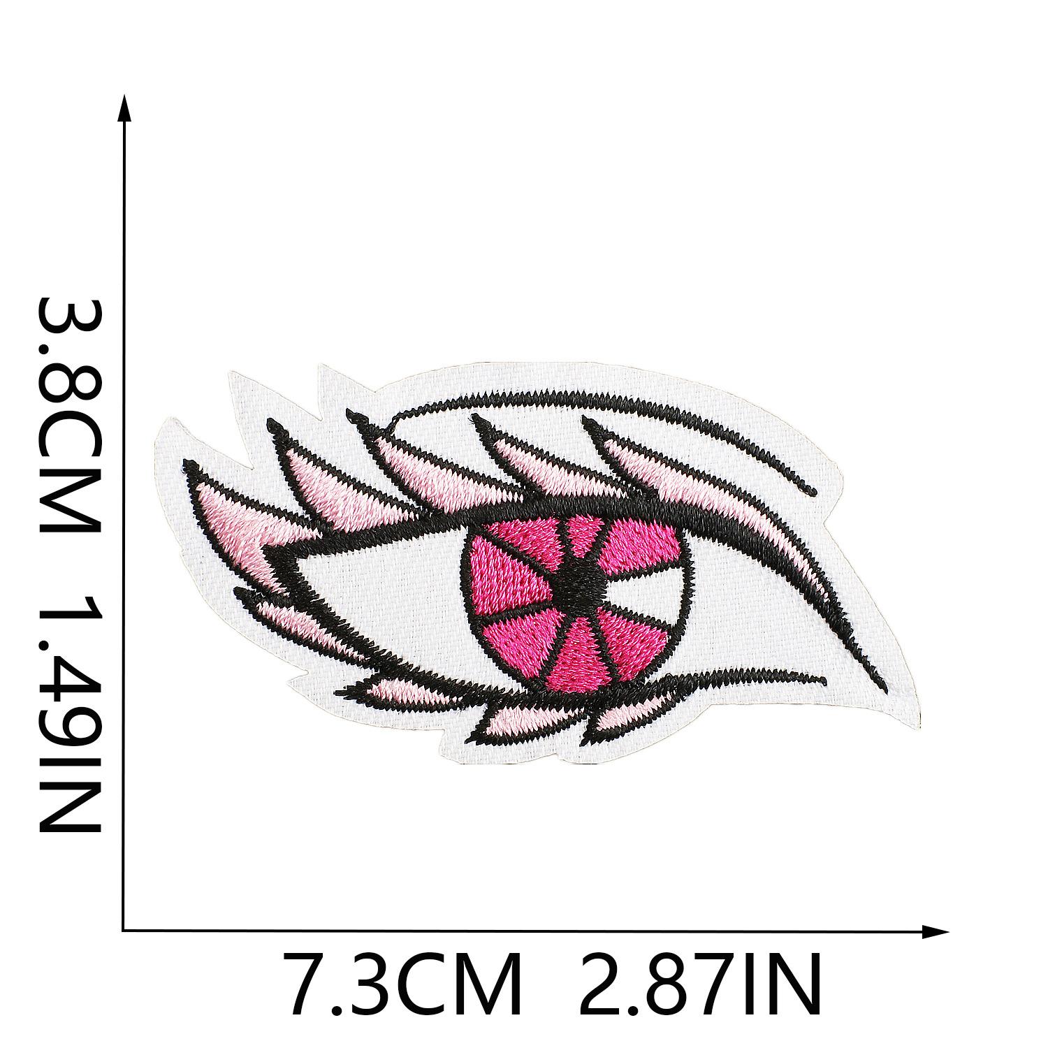 

High Heels Dancer Embroidery Cloth Sticker Cartoon Diba Sports Car Patch Sticker Leopard Print Banana Mouth Computer Embroidery Chapter Boy no. 12_3 pieces