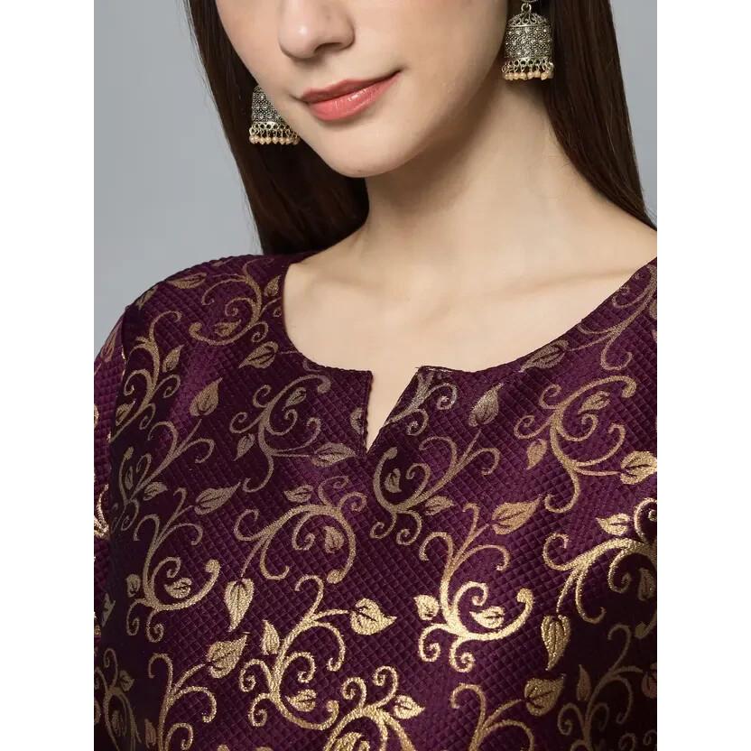 Damen Designer Salwar Kameez Set Indische Partykleidung Oberteil Tunika Kurti Baumwolle Seide VSO-1754 c